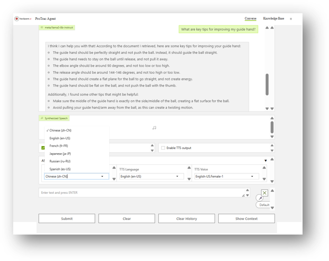 ASR / Text-to-speech